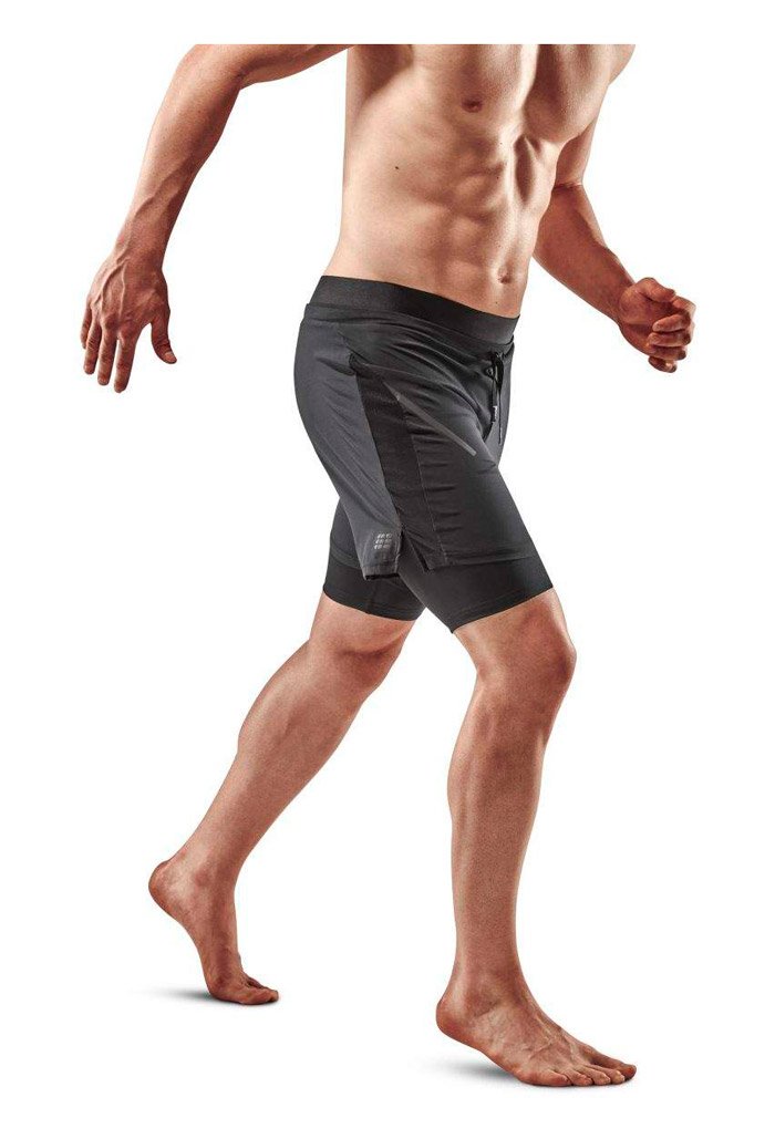 Мужские компрессионные шорты C48M CEP 2 в 1 для бега Medi купить в OrtoMir24